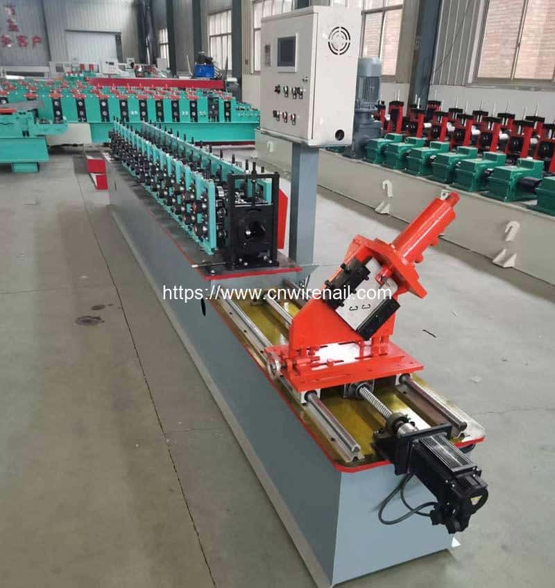 Lock Forming Machine Making Graph Automatic Greenhouse Lock Channel Cold Rolling Forming Making Machine ...